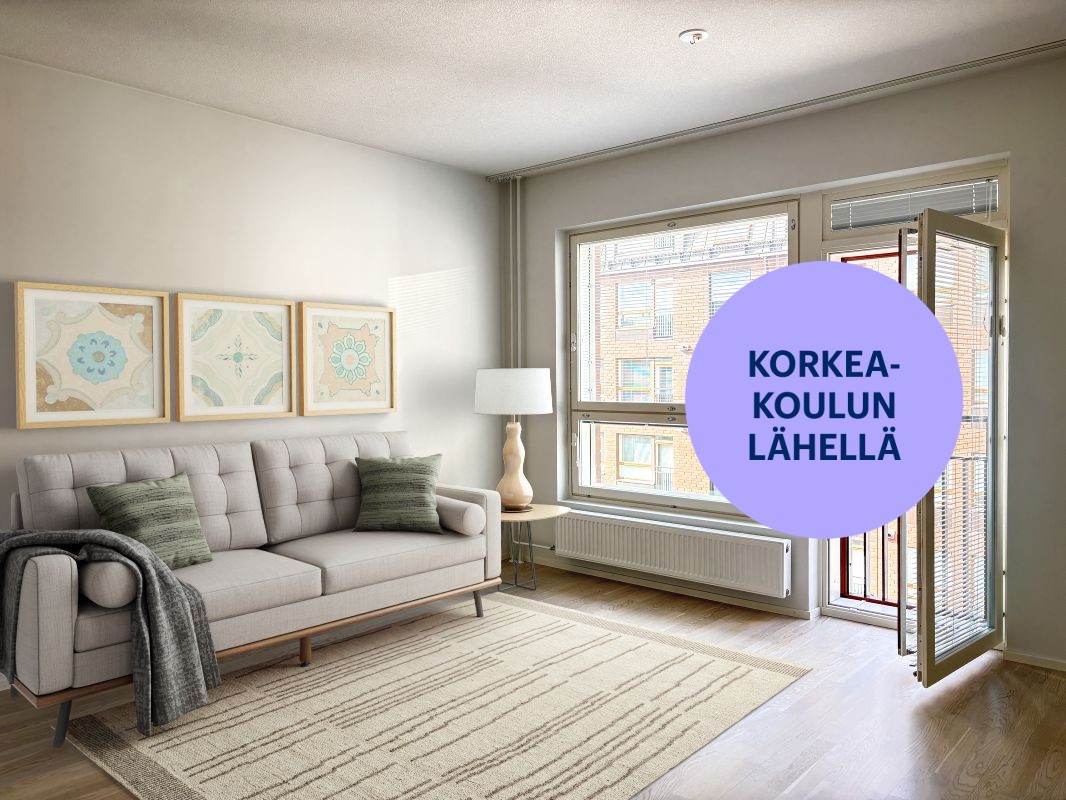 Virtuaalisisustettu - Yksiö, Tampere, Keskusta