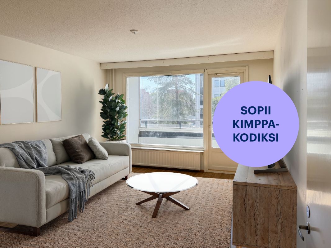 Virtuaalisisustettu - Kaksio, Tampere, Hervanta