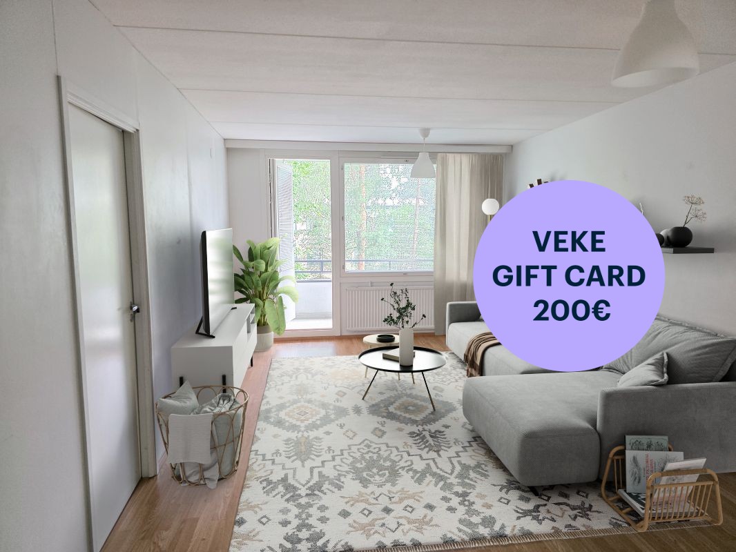 Kuva on virtuaalisesti stailattu - 2 bedrooms, Tuusula, Hyrylä