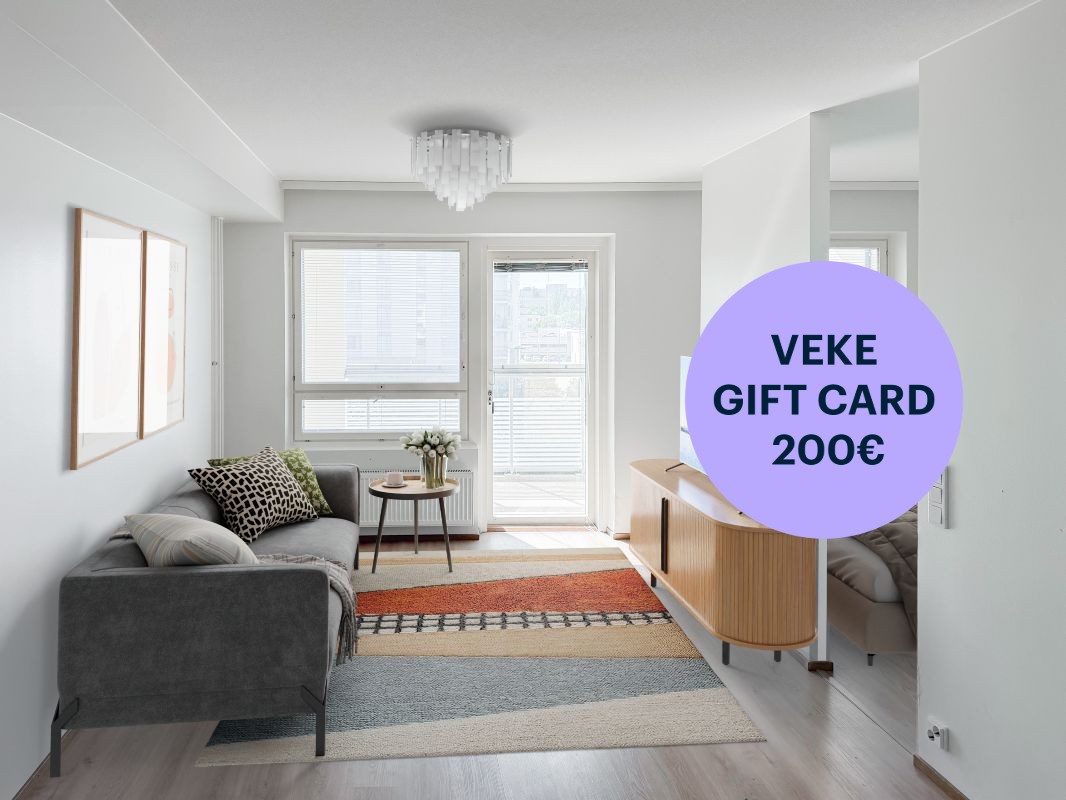 Virtuaalikalustettu - 1-bedroom apartment, Espoo, Vermonniitty