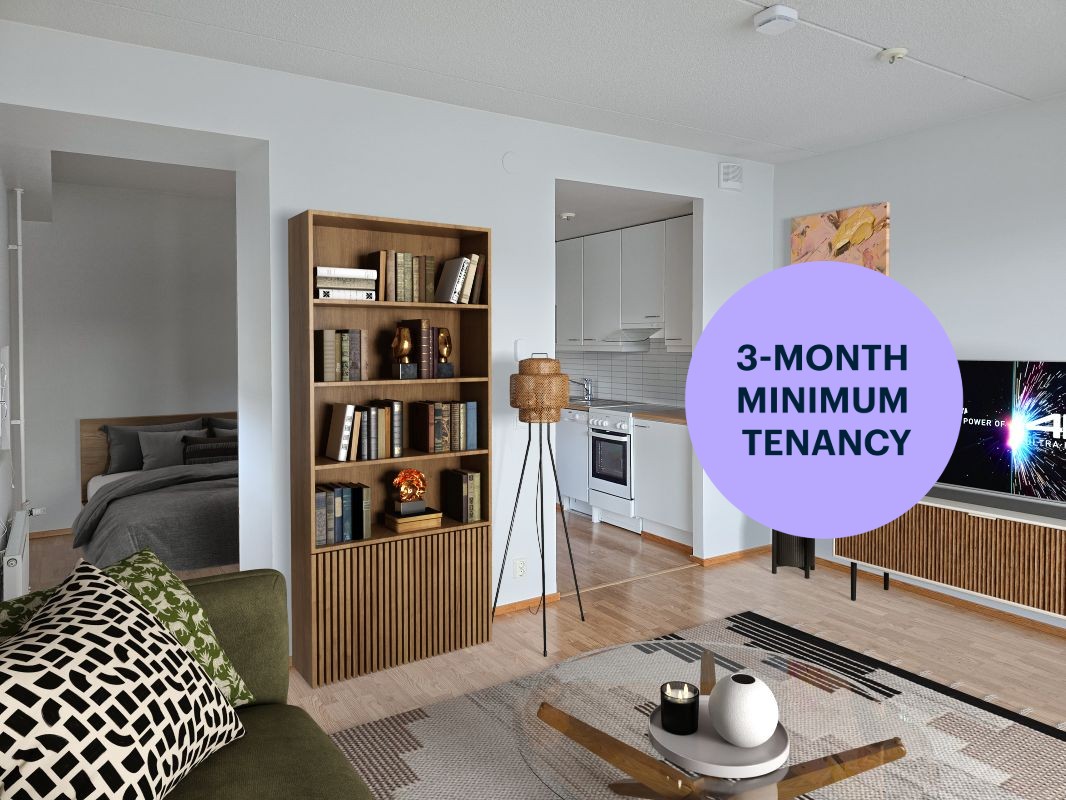 Virtuaalikalustettu - 1-bedroom apartment, Järvenpää, Pajala