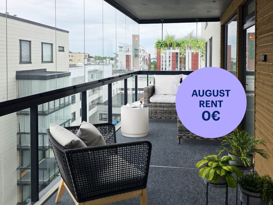 Kuva on virtuaalisesti sisustettu. - 1-bedroom apartment, Järvenpää, Keskusta