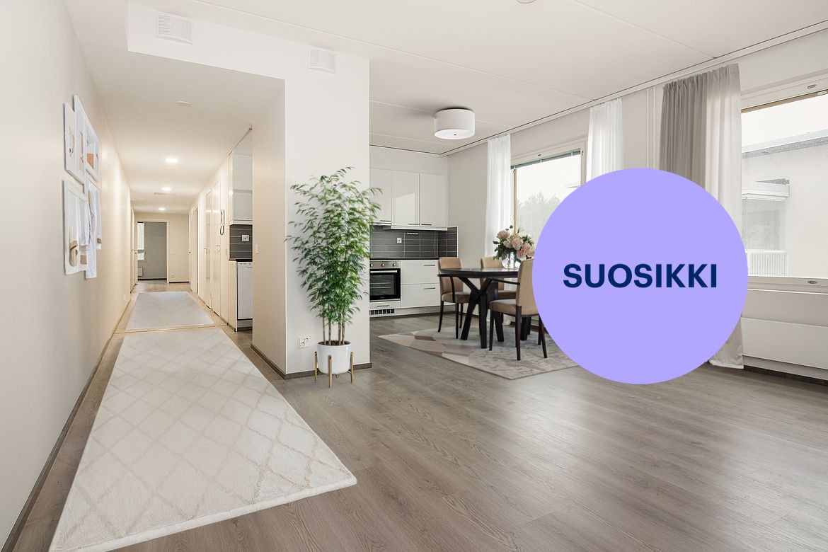 Kuva on virtuaalisesti sisustettu. - Viisiö, Espoo, Kivenlahti