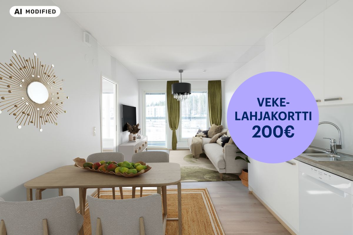 Kuva on sisustettu tekoälyn avulla. - Kolmio, Espoo, Tillinmäki