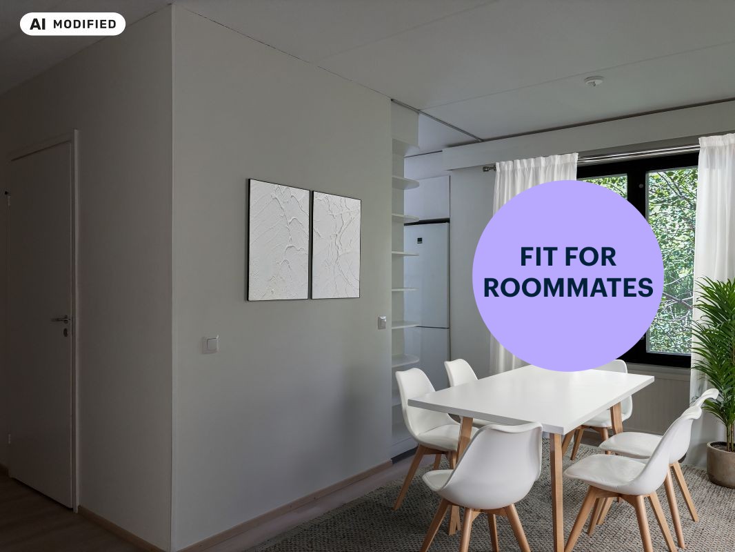 Sisustettu tekoälyä käyttäen - 1-bedroom apartment, Oulu, Maikkula