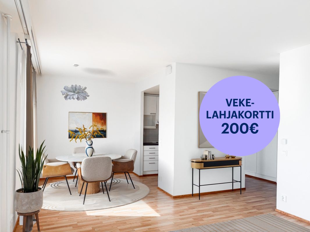 Kuva virtuaalisisustettu. - Kolmio, Helsinki, Herttoniemi
