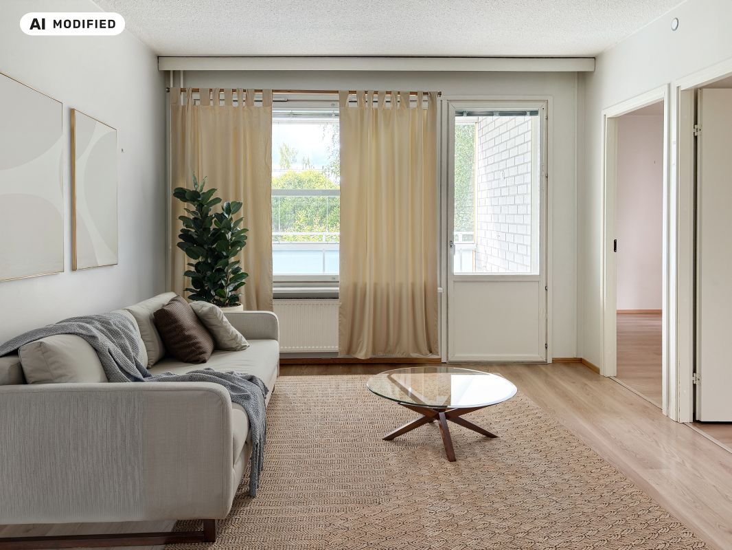 Sisustettu tekoälyn avulla - 2 bedrooms, Kuopio, Petonen