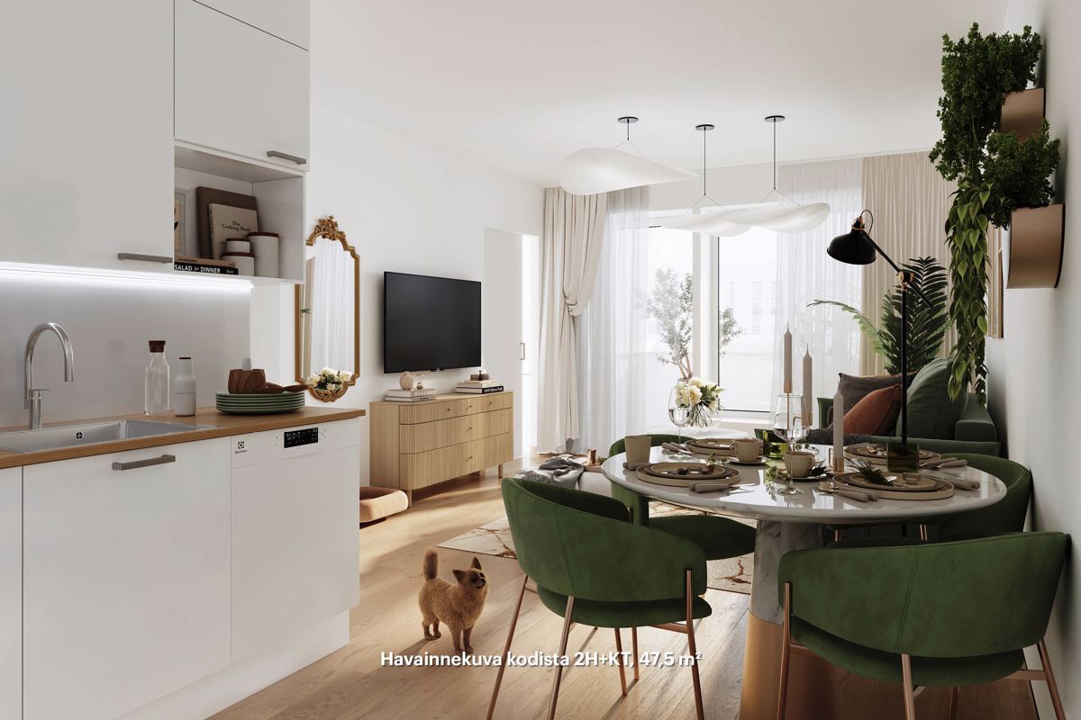 1-bedroom apartment, Espoo, Finnoo