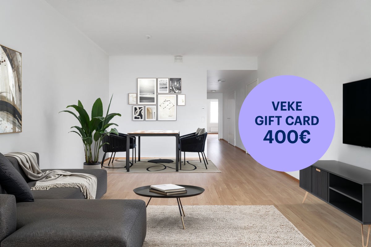 Kuva on virtuaalisesti sisustettu. - 3 bedrooms, Helsinki, Vuosaari
