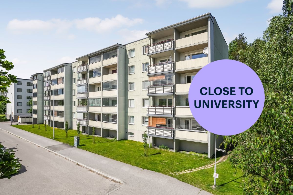 1-bedroom apartment, Tampere, Hervanta