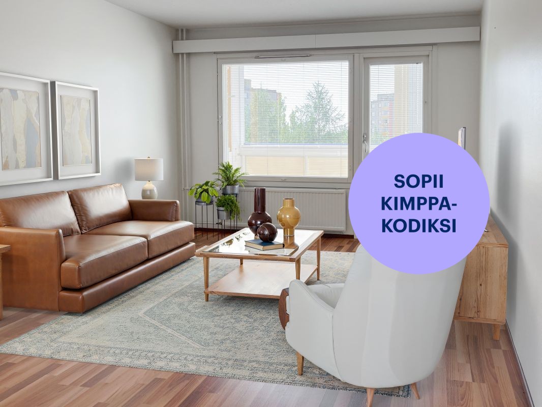 Virtuaalisisustettu - Kaksio, Oulu, Tuira