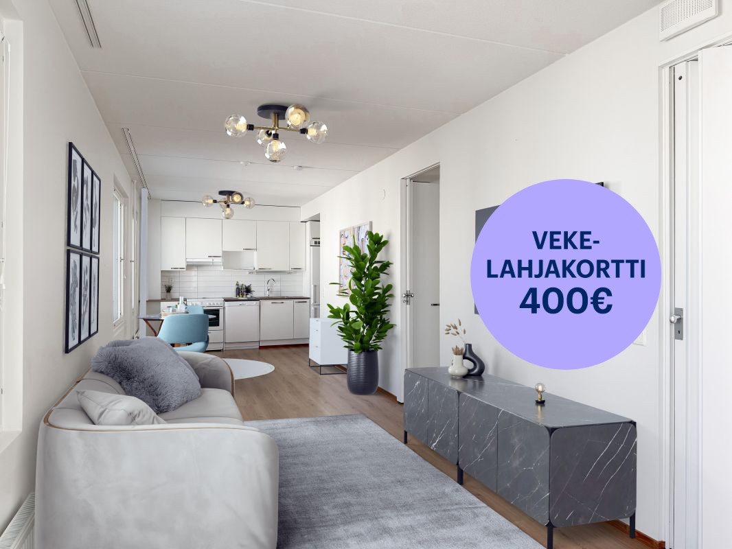 Kuva virtuaalisisustettu. - Kolmio, Vantaa, Leinelä