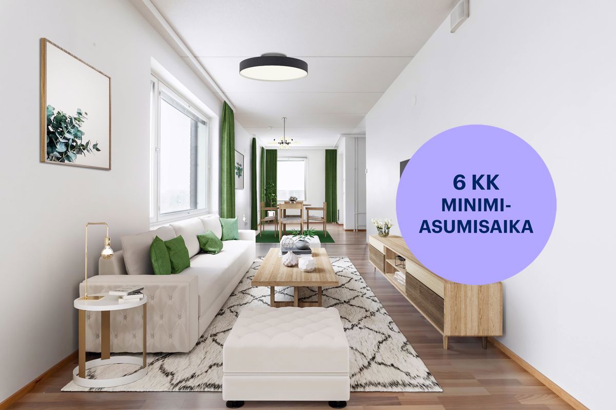 Virtuaalistailattu kuva. - 1 bedroom, Vantaa, Veromies