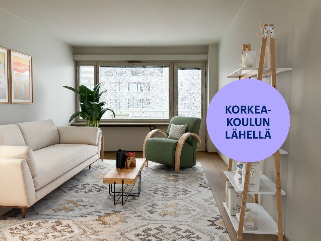 Virtuaalisisustettu - Kaksio, Oulu, Tuira